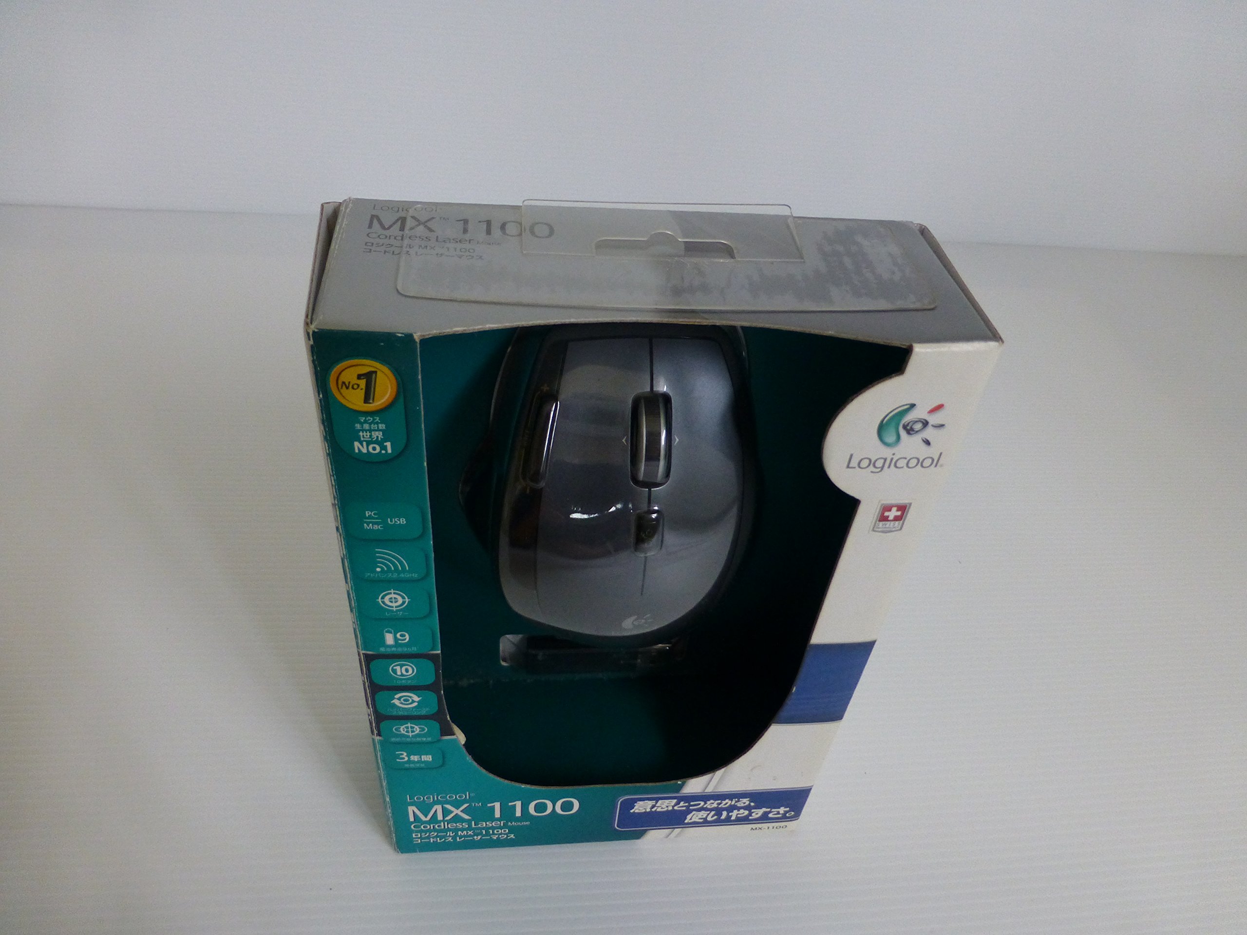 Amazon.co.jp: LOGICOOL ワイヤレスレーザーマウス MicroGear